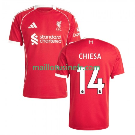 Maillot de Foot Liverpool Federico Chiesa 14 Domicile 2025-26 Maillot de Foot Liverpool Federico Chiesa 14 Domicile 2025-26
